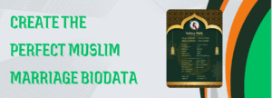 Muslim Marriage Biodata