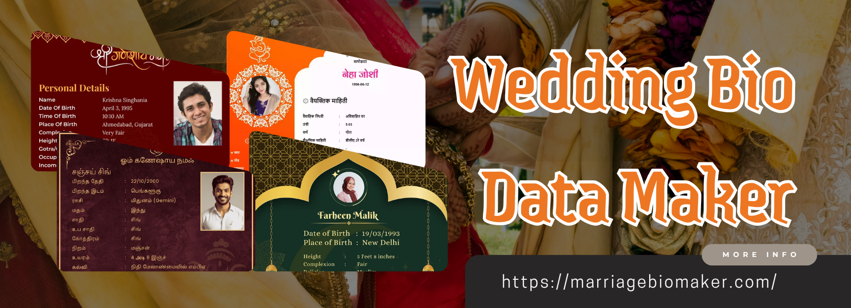 Wedding Bio Data Maker