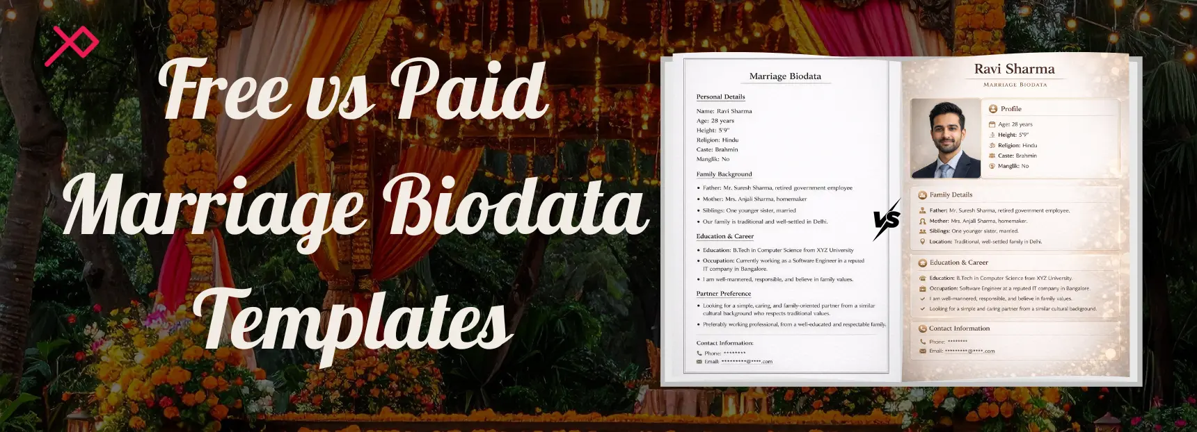 Free vs Paid Marriage Biodata Templates – Which One Should You Choose?